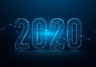 Illustration 2020 als Metapher für "Kreditgeschäft 2020: Digitale Ereignisse"