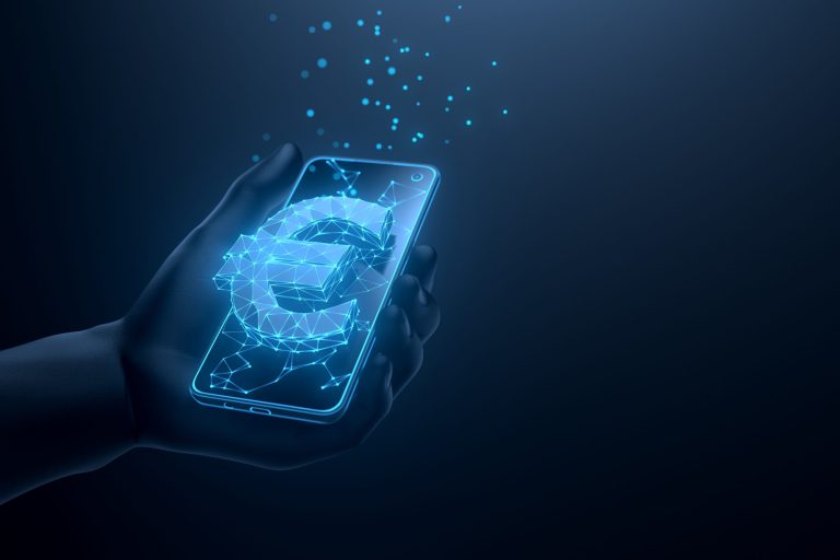 Digitaler Euro mit Bezahlfunktionen für den Alltagsgebrauch via Smartphone