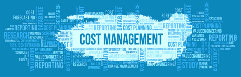 Wortwolke – das heutige Konzept des Kostenmanagements umfasst verschiedene Themen und Konzepte