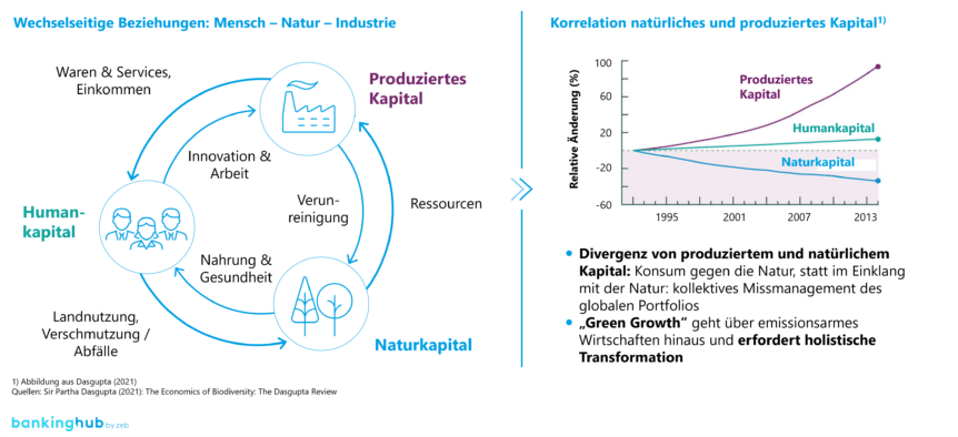 Rahmenkonzept zur Integration des natürlichen Kapitals in ökonomische Bewertungsmaßstäbe – Biodiversität als „Asset“ nach Dasgupta (2021)