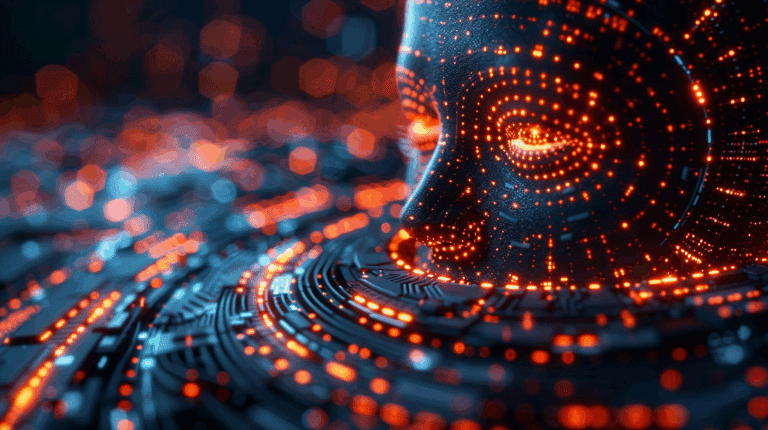 KI im Datenfeld als Sinnbild für KI im Pricing von Zinsderivaten