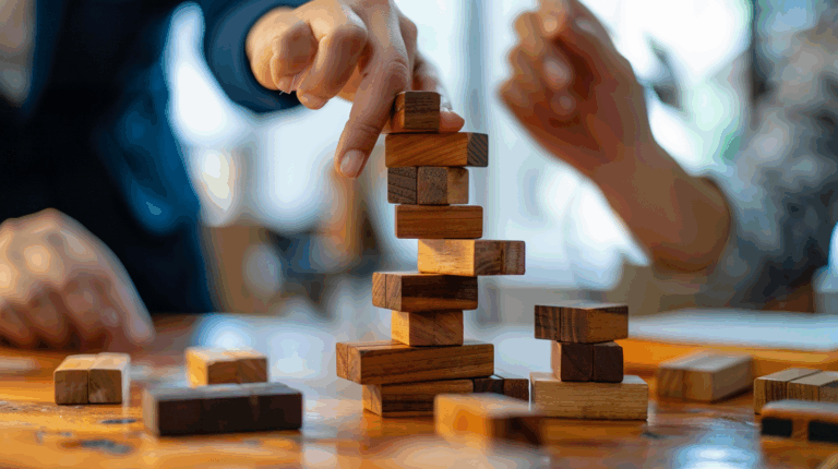 Bauklötze als Sinnbild für Risikokultur als Fundament wirksamer Governance im Kreditgeschäft