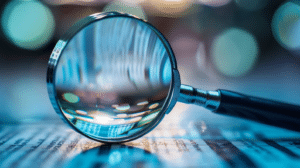 Lupe als Symbolbild für, die aktuelle Aufsichtspraxis: Warum gewinnen Sonderprüfungen im Kreditgeschäft an Bedeutung?