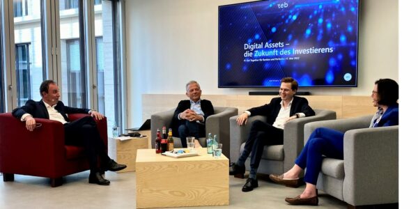 Digital Assets Panelrunde: Wolfgang Schlaffer, Matthias Kröner, Markus Fehn und Marion Spielmann